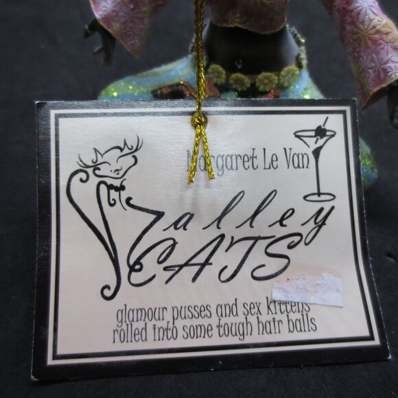 Vintage Alley Cats Lushes Margaret Le Van - Rare Figurine with Tag - Picture 5 of 6